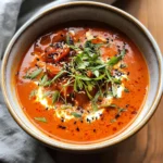 Caramelized Gochujang Tomato Soup