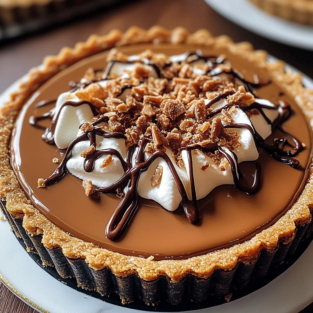 Chocolate Biscoff Tart