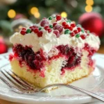 Christmas Cranberry Poke Cake Recipe