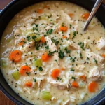 Crack Chicken and Rice Soup