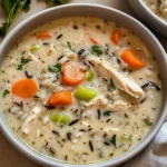 Creamy Crockpot Chicken Wild Rice Soup