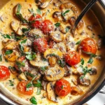 Creamy Tuscan Marry Me Mushrooms