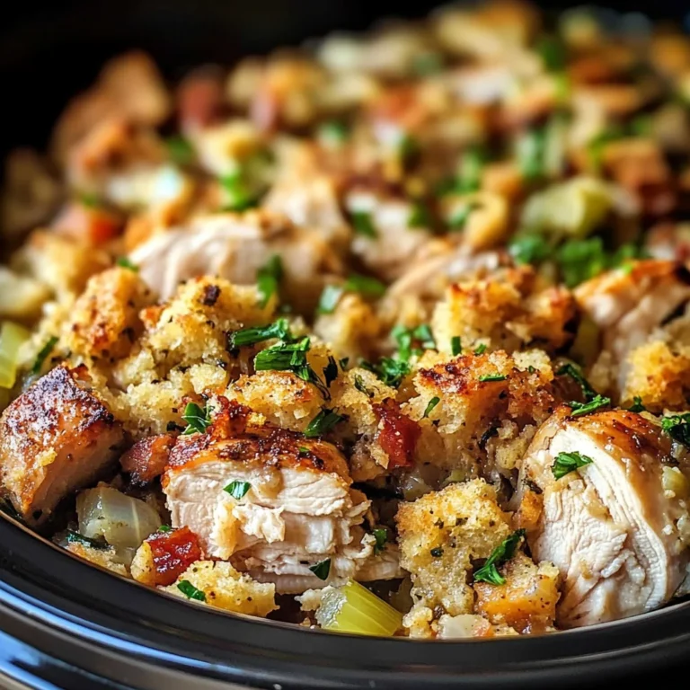 Crock Pot Chicken and Stuffing Dinner