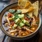 Crockpot Chicken Tortilla Soup