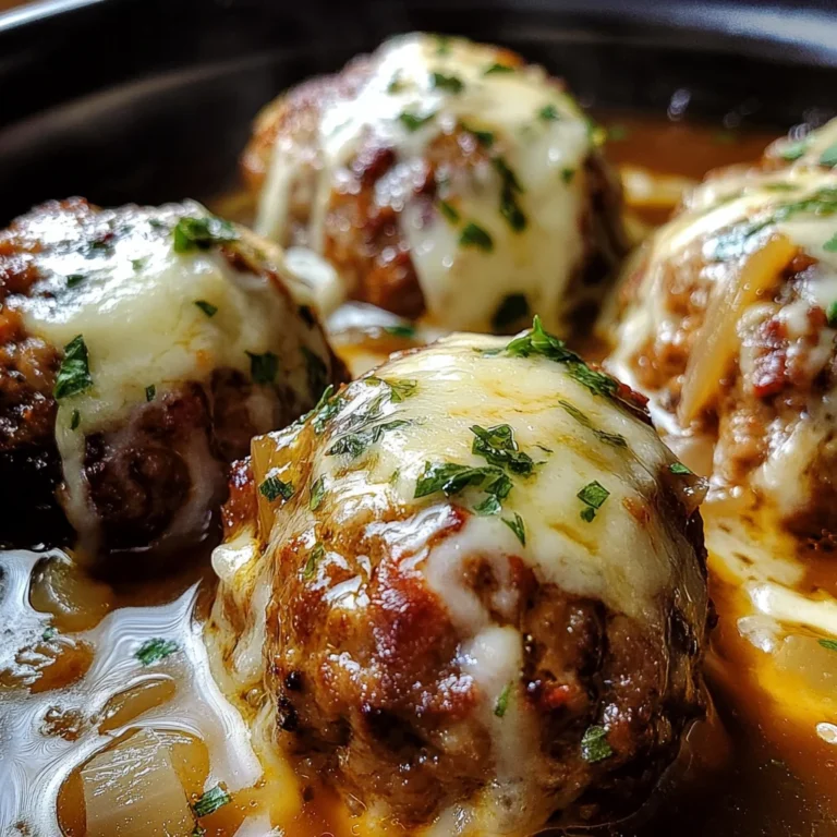 Crockpot French Onion Meatballs: 5 Steps to Comfort Bliss