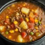 Crockpot Vegetable Beef Soup