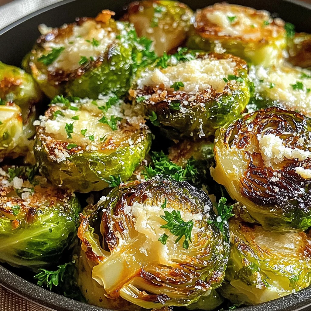 Delicious Garlic Butter Roasted Brussels Sprouts: A Flavorful Side Dish Recipe