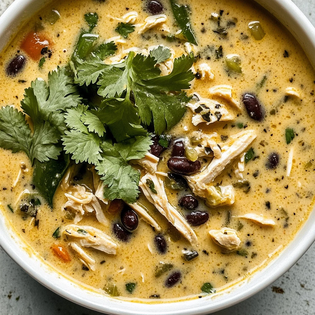 Easy Chicken, Poblano, and Black Bean Soup (Small Batch)