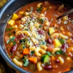 Easy Minestrone Soup Recipe