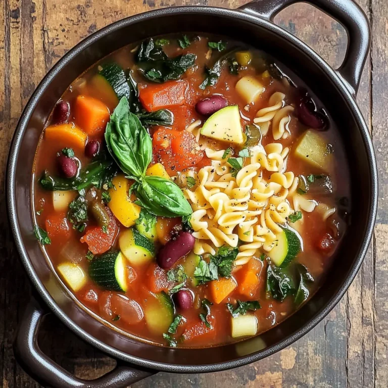 Easy Recipes: Hearty Minestrone Soup