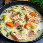 Finnish Salmon Soup (Lohikeitto)