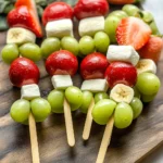 Grinch Fruit Kabobs