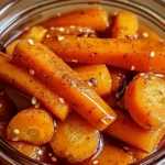 Hot Honey Pickled Carrots: A Sweet and Spicy Delight!