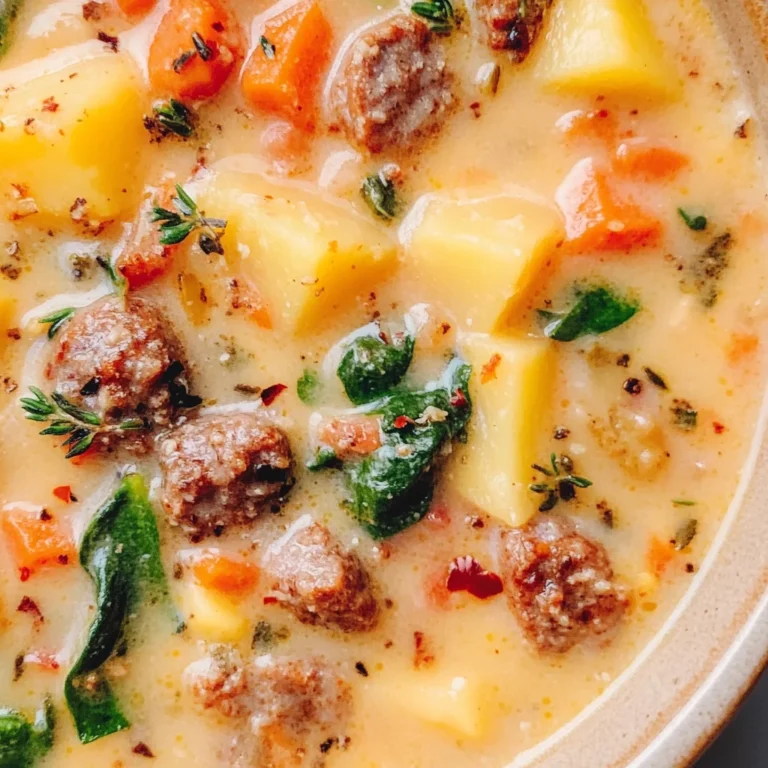 Italian Sausage Potato Soup Recipe