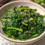 Korean Spinach Side Dish (Sigeumchi Namul)