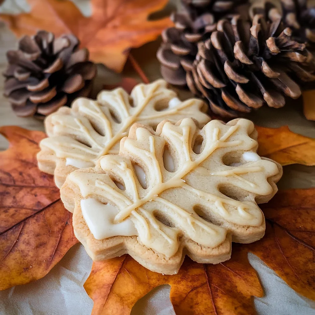 Maple Leaf Cream Cookies