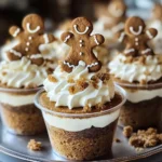 No-Bake Gingerbread Cheesecake Cups Recipe