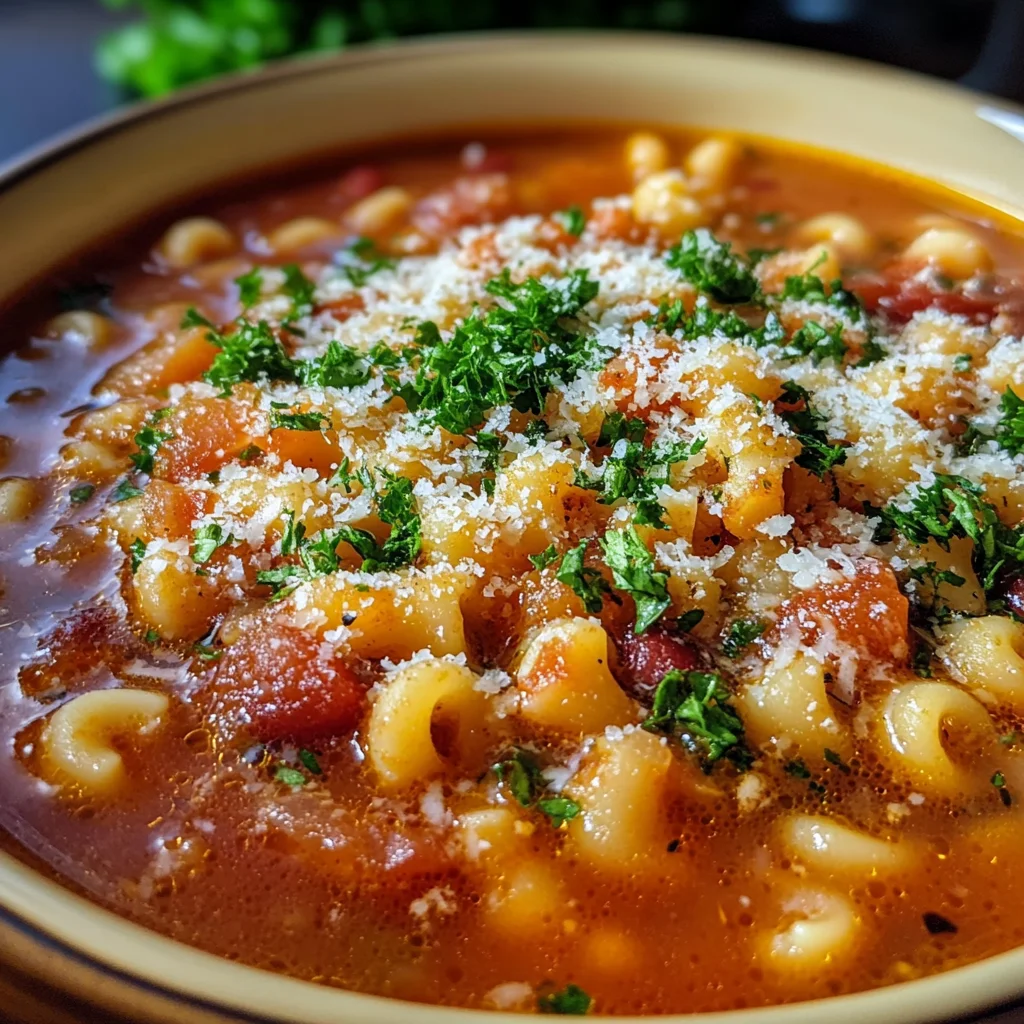 Pasta Fagioli Soup