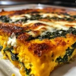 Pumpkin Spinach Polenta Casserole is a must-try dish!