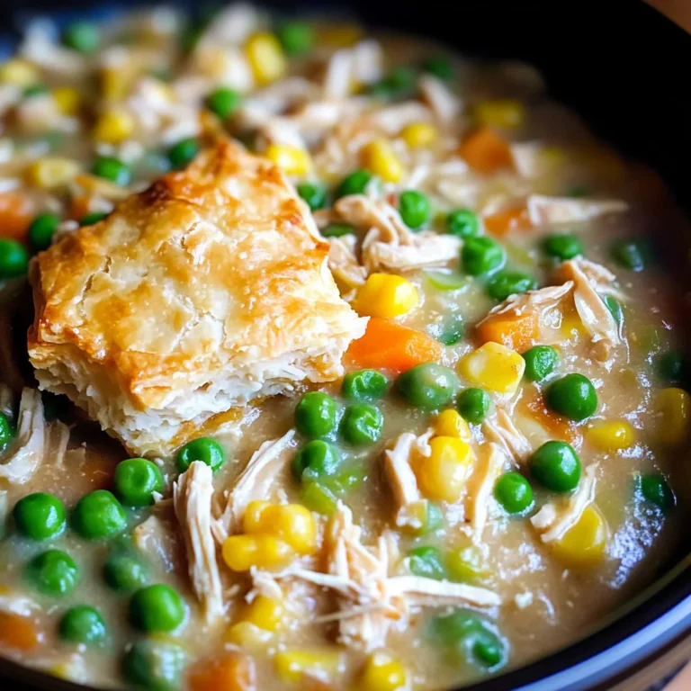 Slow Cooker Chicken Pot Pie