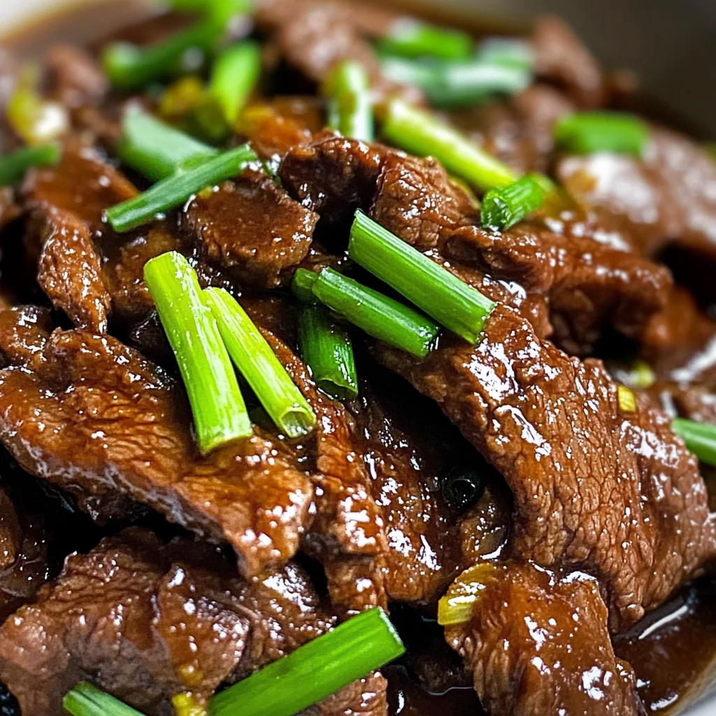 Slow Cooker Mongolian Beef