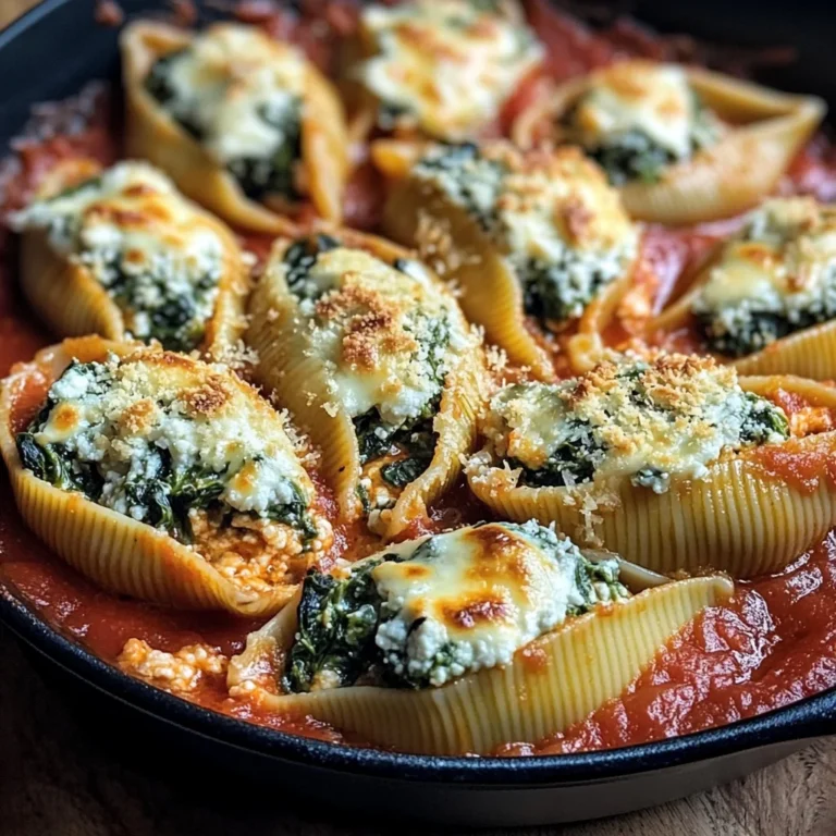 Spinach and Ricotta Stuffed Shells Recipe