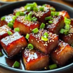 Sweet and Sticky Asian-Style beef Belly Recipe