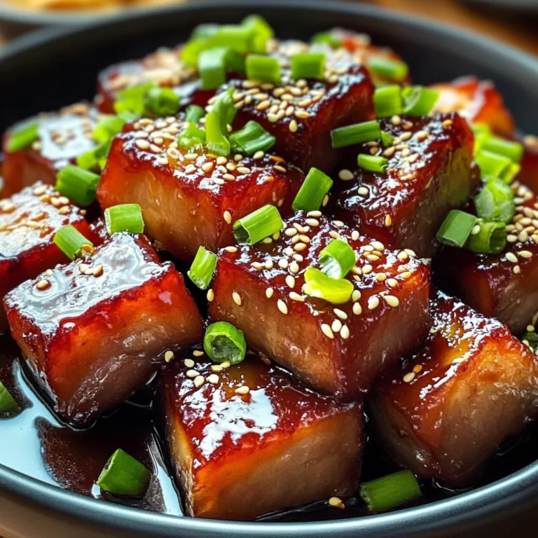 Sweet and Sticky Asian-Style beef Belly Recipe