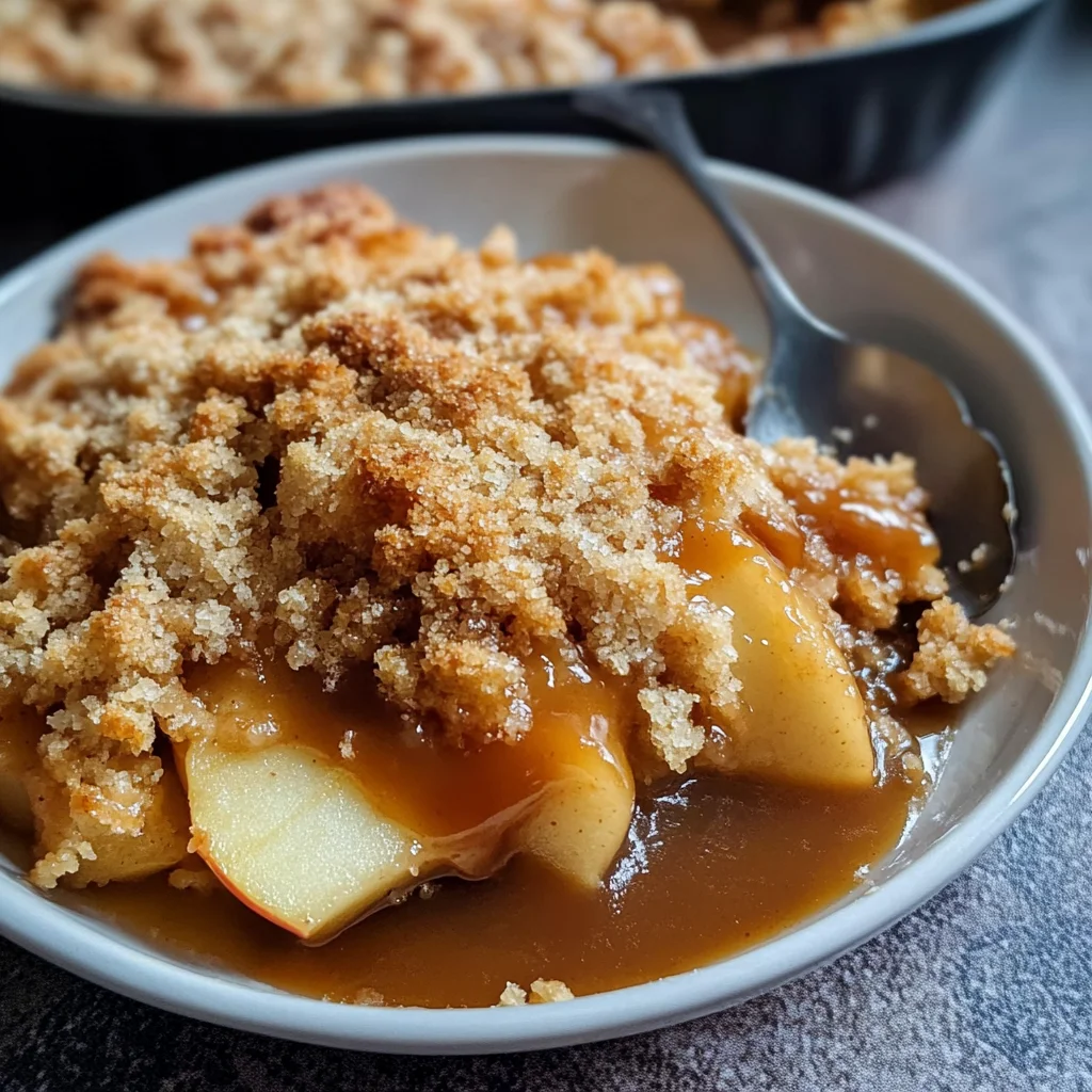 Toffee Apple Crumble