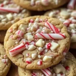 White Chocolate Candy Cane Cookies