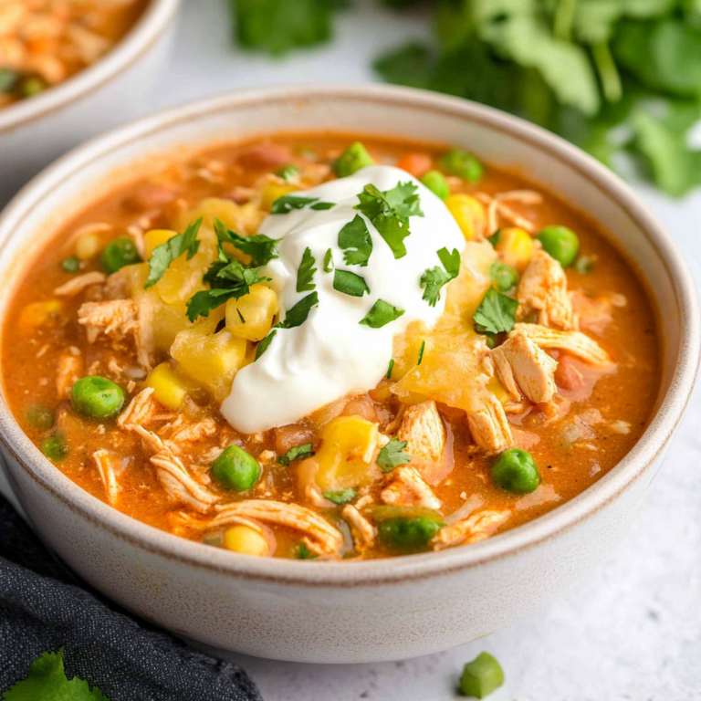 Crockpot Buffalo Chicken Chili