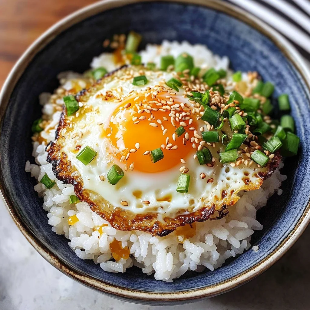 10-min. Easy Korean Egg Rice (Gyeran Bap)