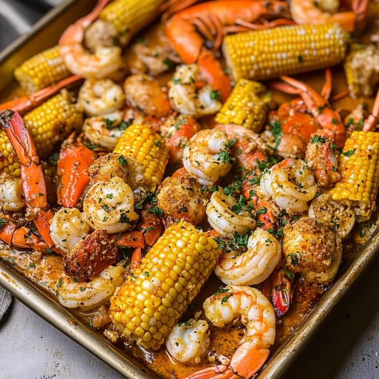 Cajun Seafood Boil with Garlic Butter Sauce
