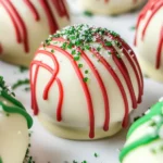 Christmas Tree Cake Truffles