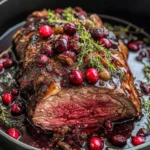 Cranberry Balsamic Roast Beef