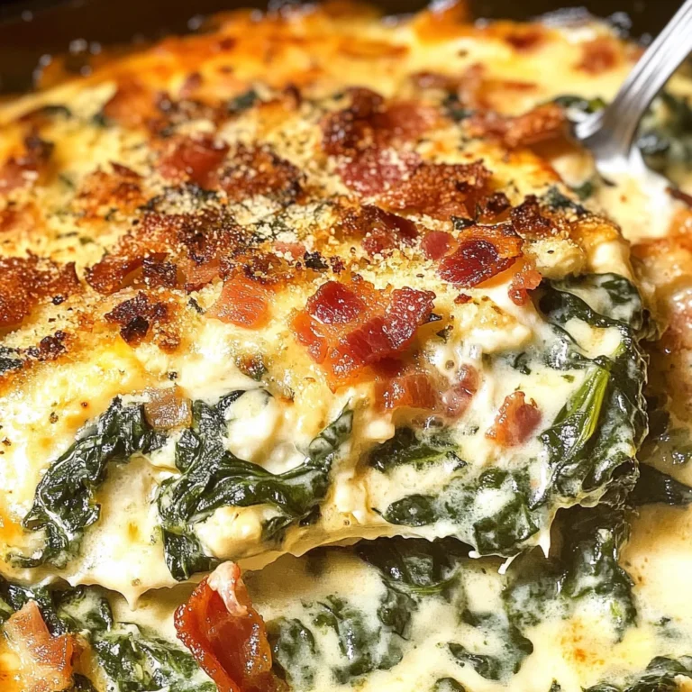 Creamed Spinach Bake