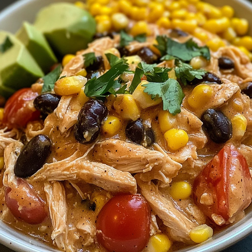 Crock Pot Fiesta Chicken
