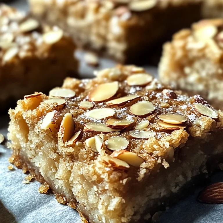 Decadent Almond Croissant Blondies You Can't Resist