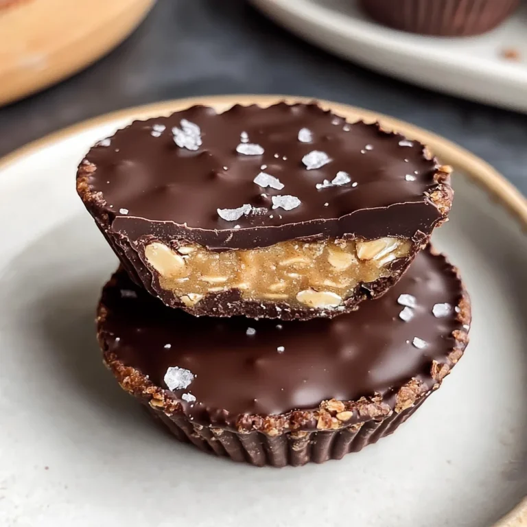 Easy No Bake Peanut Butter Oat Cups