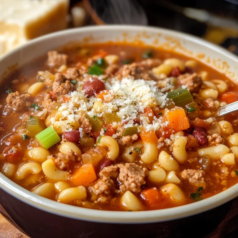 Easy Pasta Fagioli with Sausage