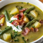 German Green Bean Soup Recipe (Grüne Bohnensuppe)