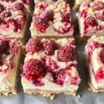 Healthy Raspberry Cheesecake Bars