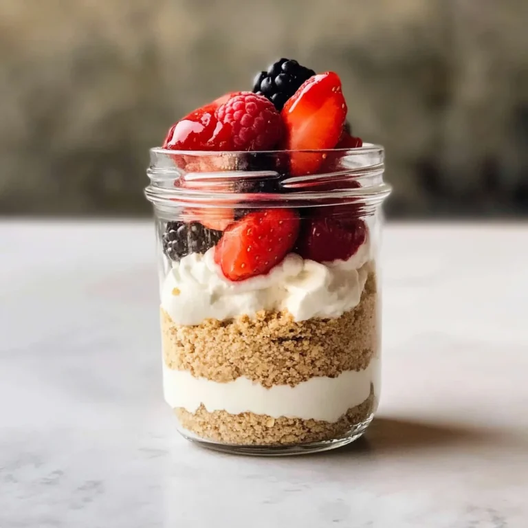 High Protein Cheesecake Jars Recipe