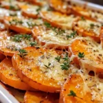 Homemade Garlic Butter Sweet Potato Bake - apple vinegarandcookie