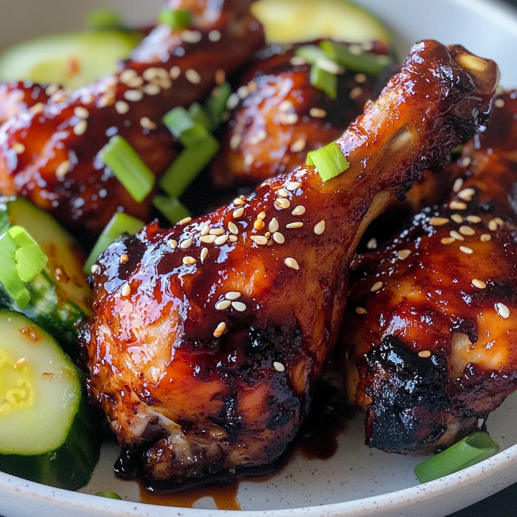 Kalbi Chicken Legs in Air Fryer