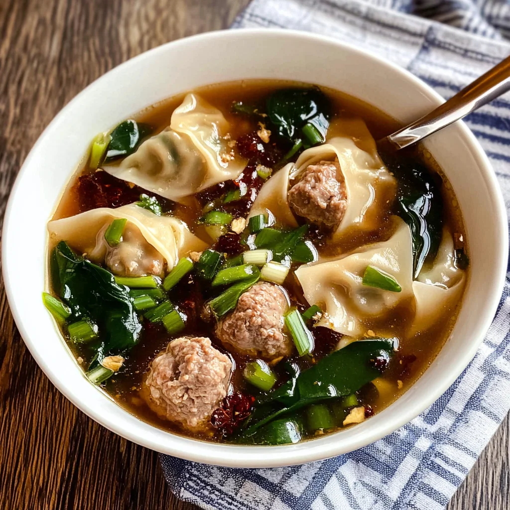 Lazy Wonton Soup