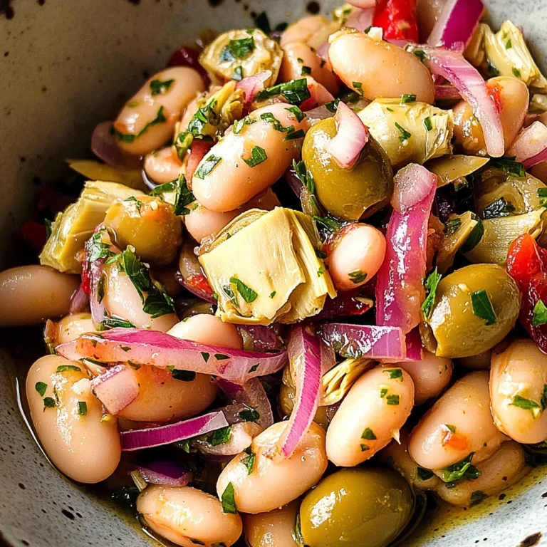 Marinated Butter Beans