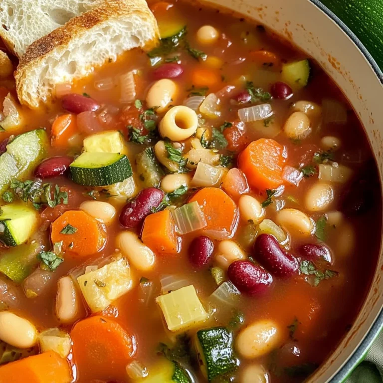 Minestrone Soup (Olive Garden Copycat) Recipe