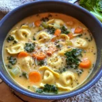 One Pot Vegetable Tortellini Soup