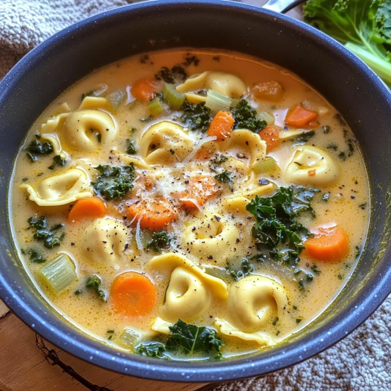 One Pot Vegetable Tortellini Soup